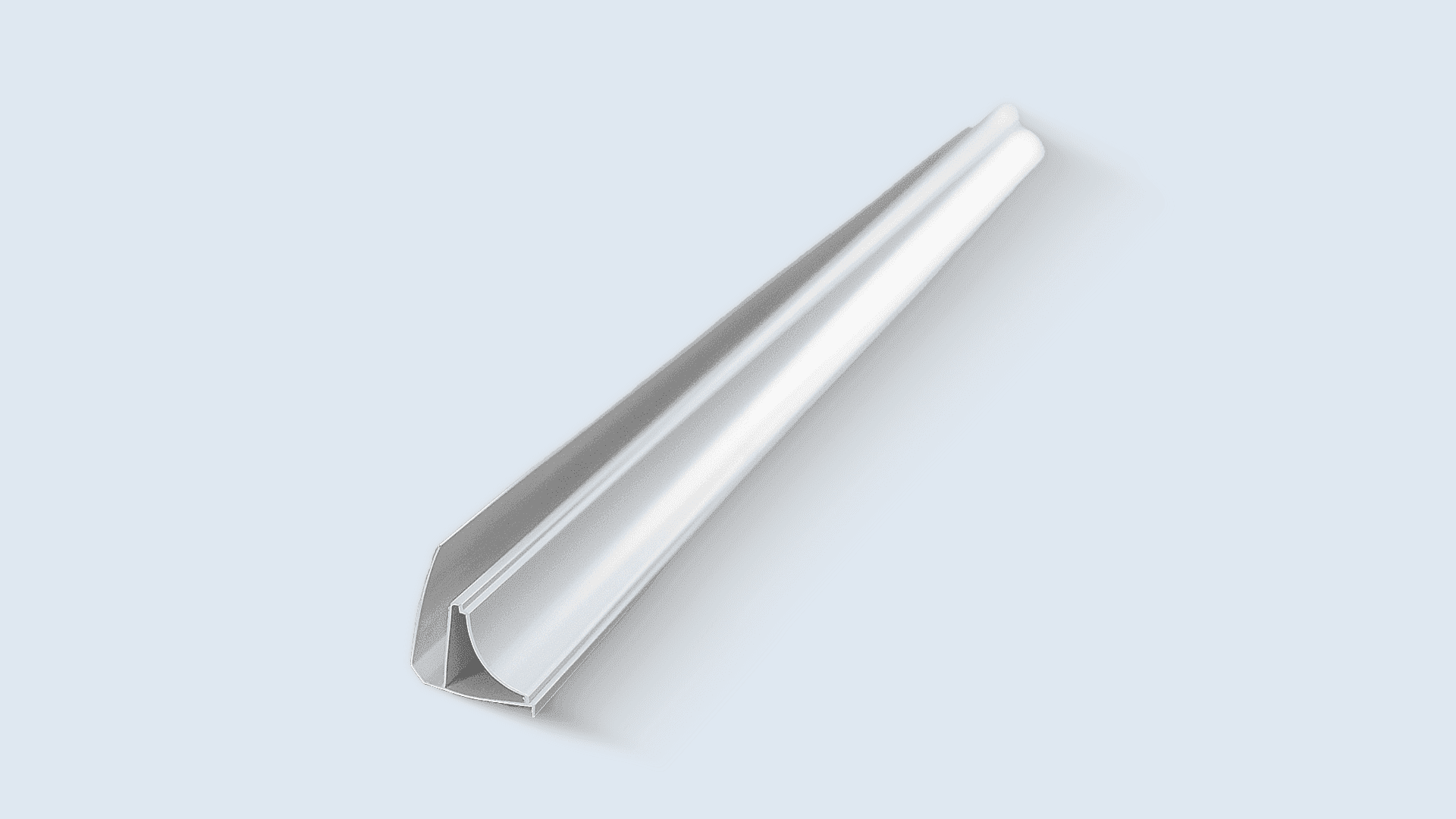 Roda Forro PVC Tipo Sanca - Branco